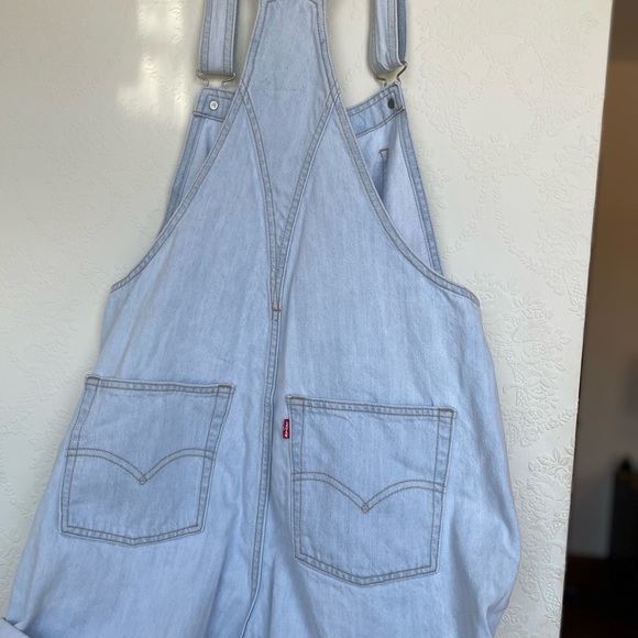 Levi’s Vintage denim shortalls - overall shorts - Picture 3 of 7